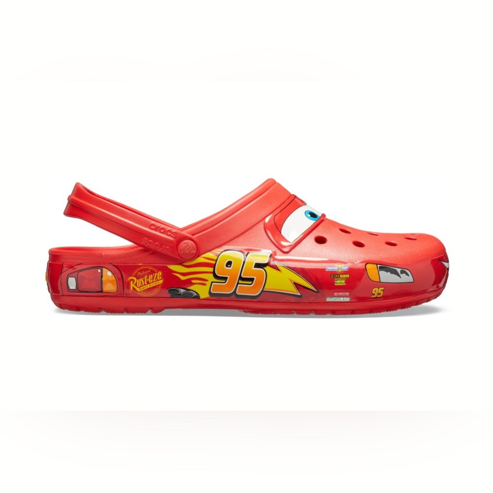 LIGHTNING MCQUEEN ADULT CROCS